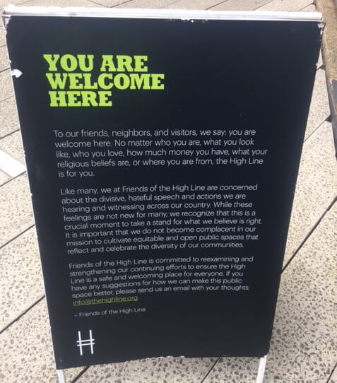 high line billboard nyc